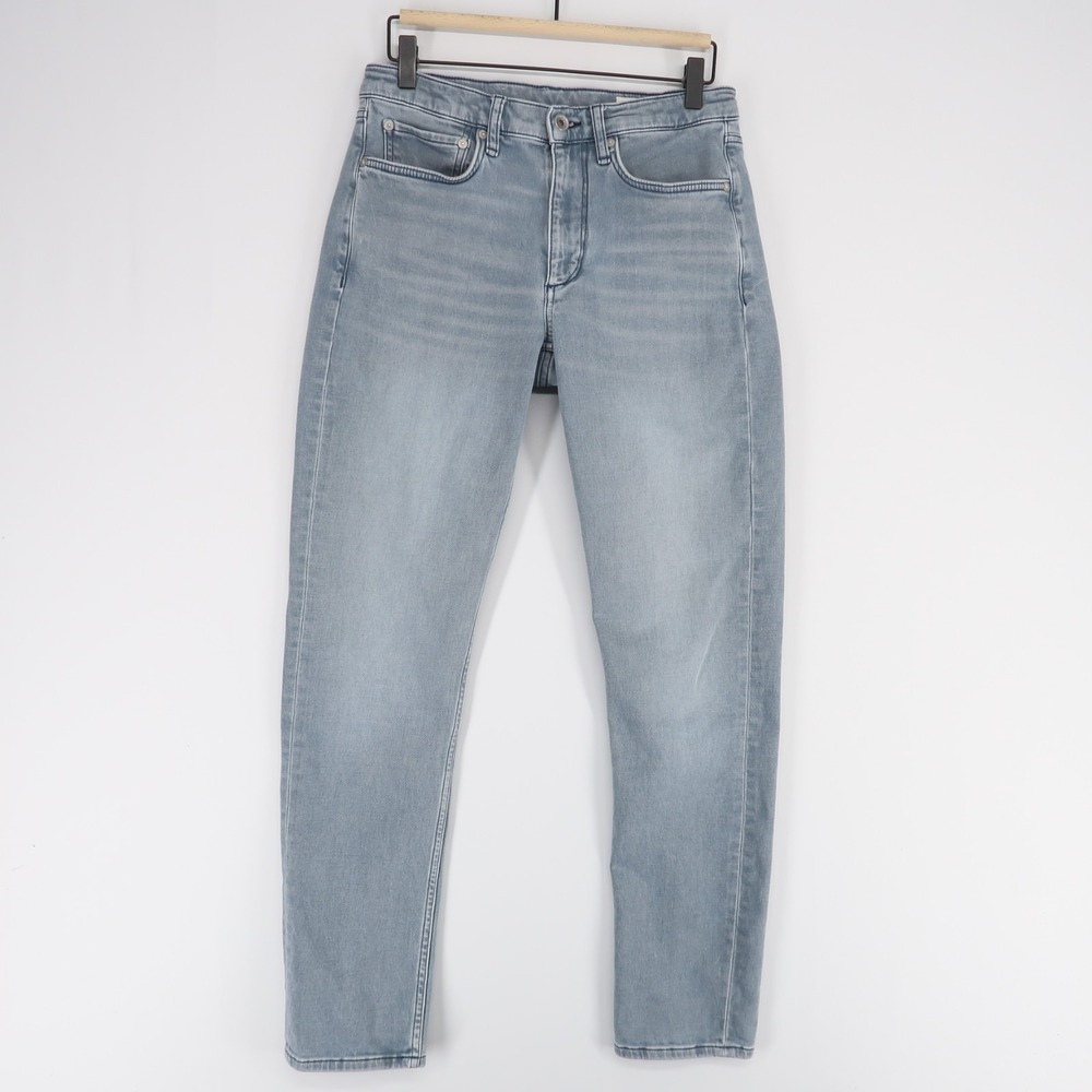rag & bone Men's Slim Jeans in Light Blue Wash